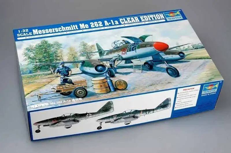 Трубач 1/32 02261 Messerschmitt Me262A-1a Clear Edition