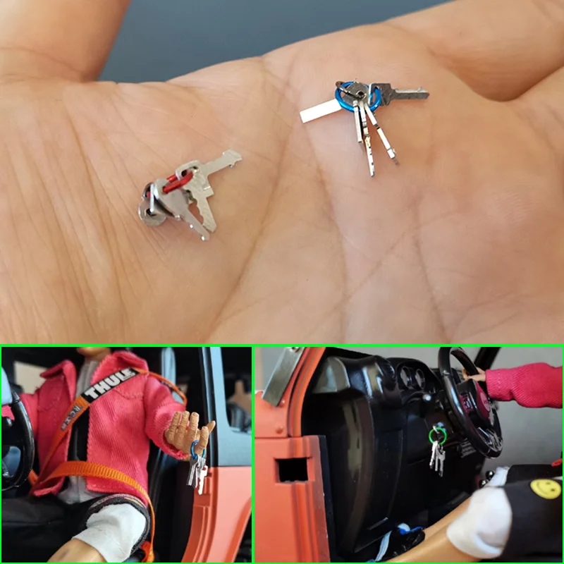 

Модель мини-ключи для автомобиля 1/10 RC Crawler Traxxas TRX4 1/14 Tamiya RC грузовик прицеп самосвал Scania 770S MAN Benz Volvo запчасти игрушки