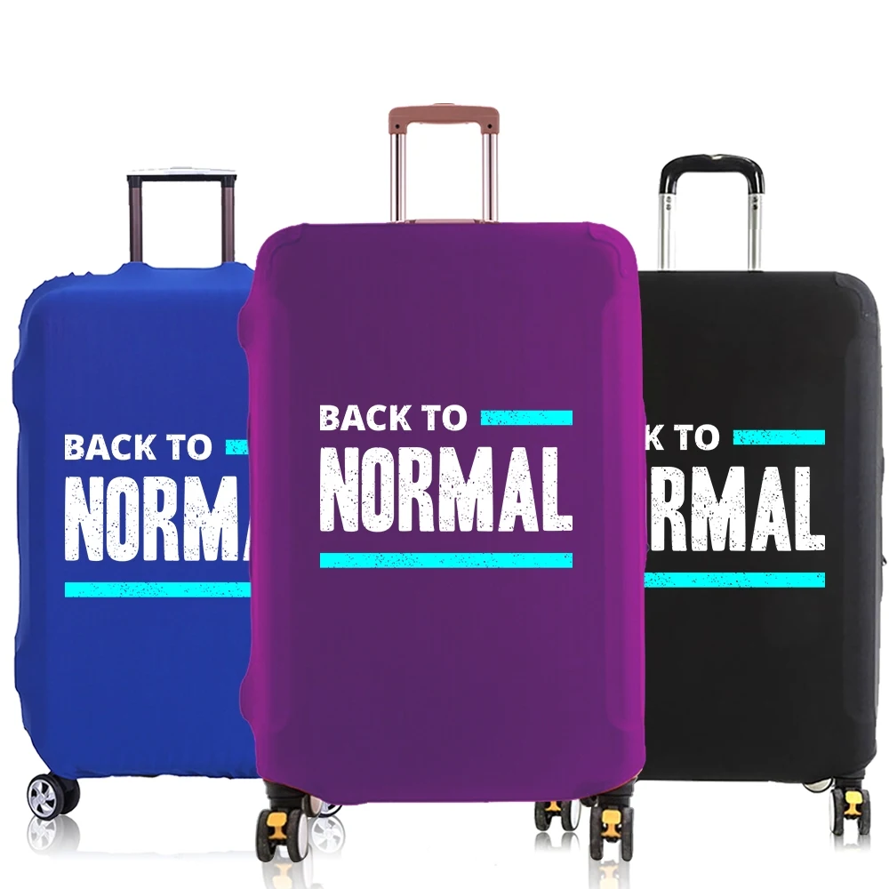 

Fashion phrase series printing Luggage Case Travel accessories Baggage Trolley dust Cover For 18-30 Inch Elastic Suitcase covers