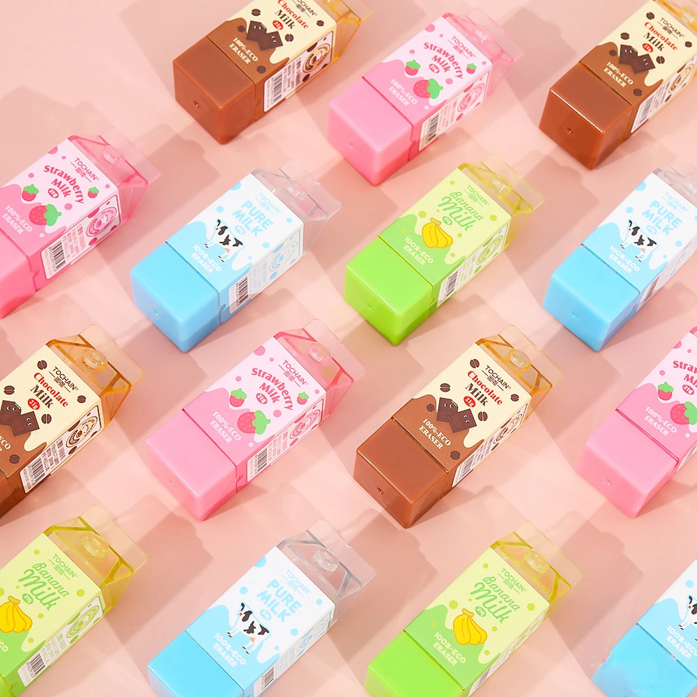 

Kawaii ластик в форме коробки для молока