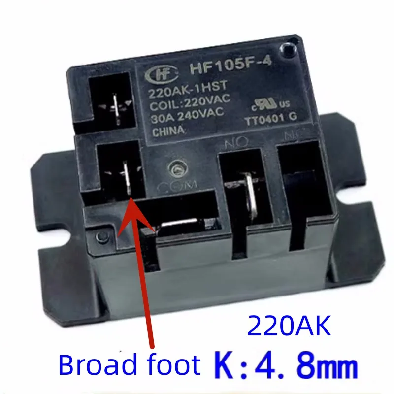 HF/JQX-105F-4 220A-1HS 220VAC 30A реле кондиционирования воздуха 012D