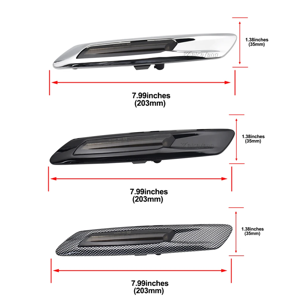 Указатели поворота для BMW 2 шт. боковые габаритные огни 1 3 5 серии F30 E90 E91 E92 E93 E46 E60 E61