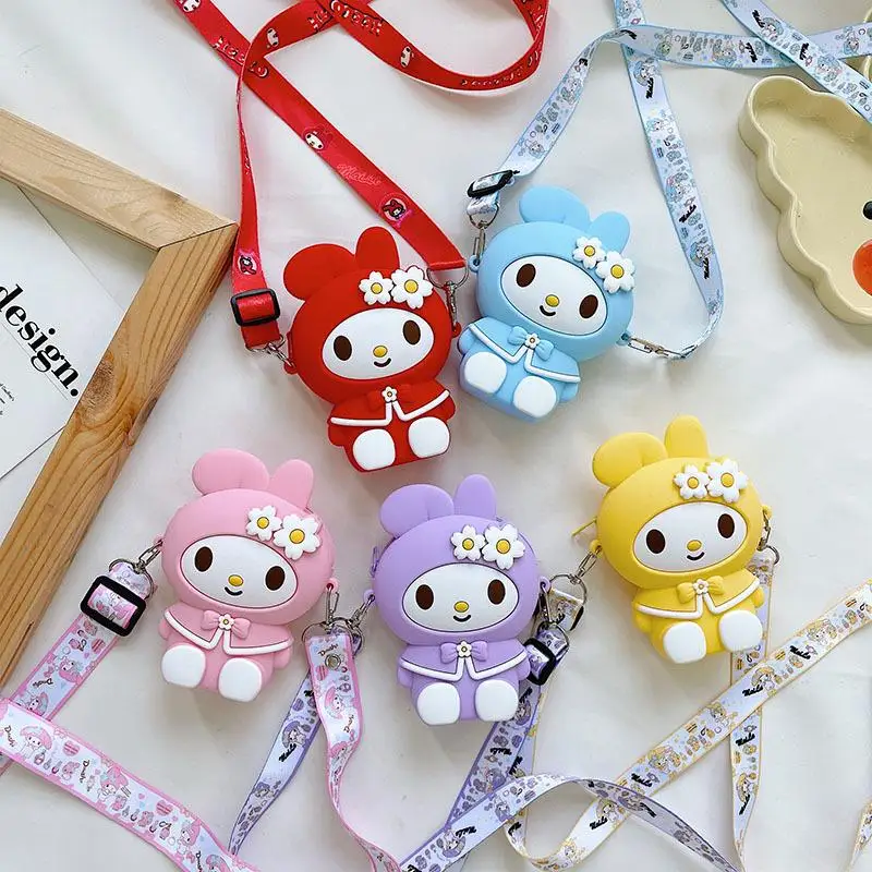 Kawaii летняя сумка через плечо милая Sanrio кошелек для монет Женский мини-кошелек My