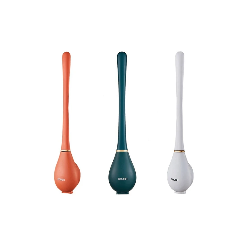 

Toilet Brush Household Toilet Brush Wall-Mounted Creative Automatic Opening And Closing Toilet Brush