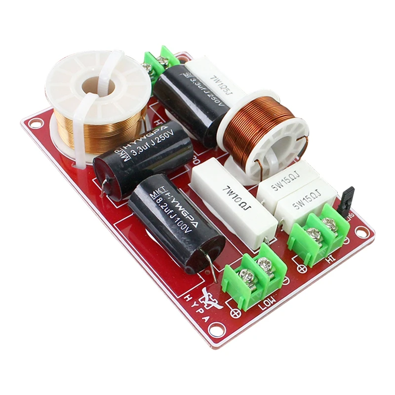 Динамики делитель частоты 2-полосный кроссовер аудио 150 Вт бас средние высокие