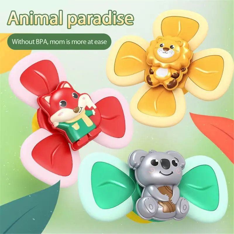 

Suction Cup Gyro Turn Music Children's Table Rotating Baby Rattle Toy Eating Sucker Dining Chair Artifact Children's Toys