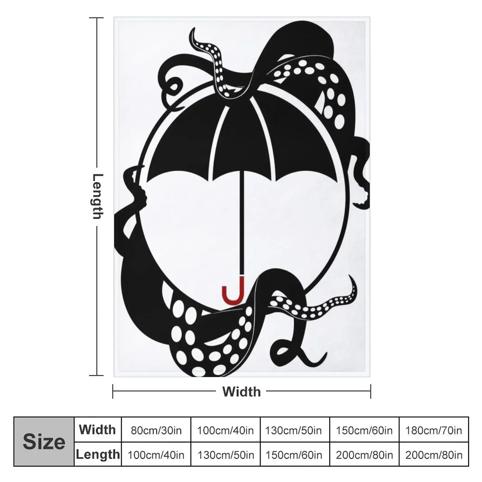 The Umbrella Academy - Number Six Ben (Black Variant) Декоративное одеяло рождественские подарки