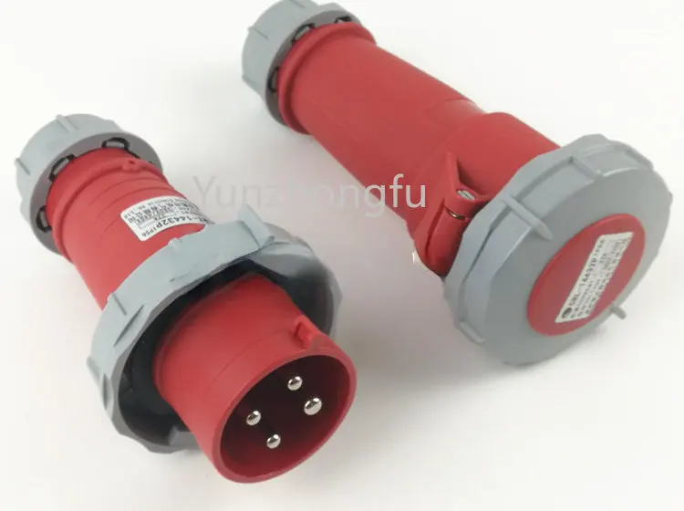 

Taihang Marine Nylon Bank Electricity Box Plug CRT/CRL-14432P High Current 32A Watertight Socket Genuine