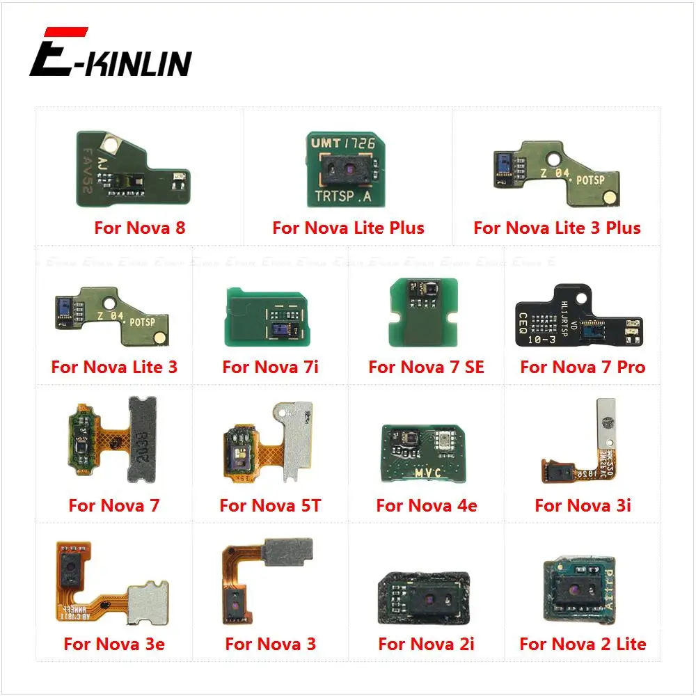 

Light Proximity Sensor Distance Flex Cable For Huawei Nova 2i 2 Lite 3 Plus 3e 3i 4e 5T 7 Pro SE 7i 8 Distance Sensing Connector