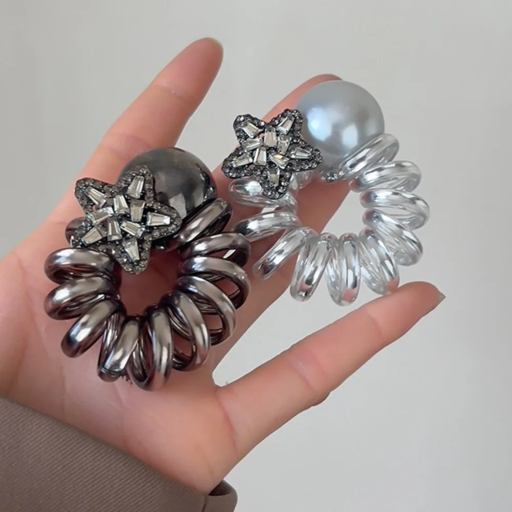 Модный Эластичный завязка для волос в пучок элегантный высокоэластичный виде