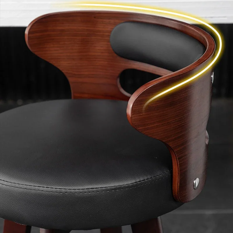 Деревянные барные стулья с отделкой акцентом вращающийся остров приемника