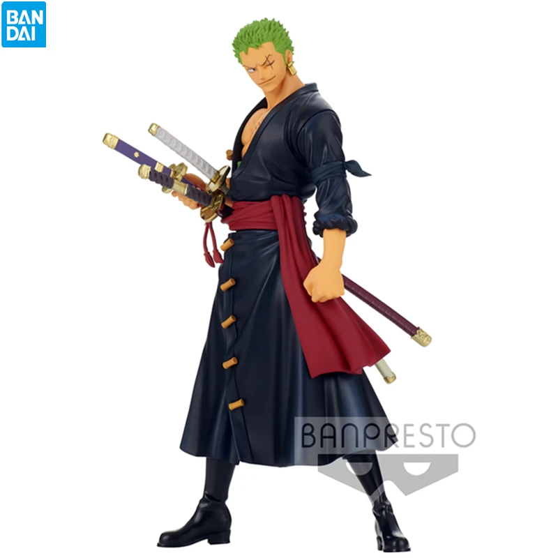 

Фигурка Bandai сборная, Аниме One Piece DXF Roronoa Zoro 2,0, страна вавались, оригинальная игрушка, подарок на день рождения