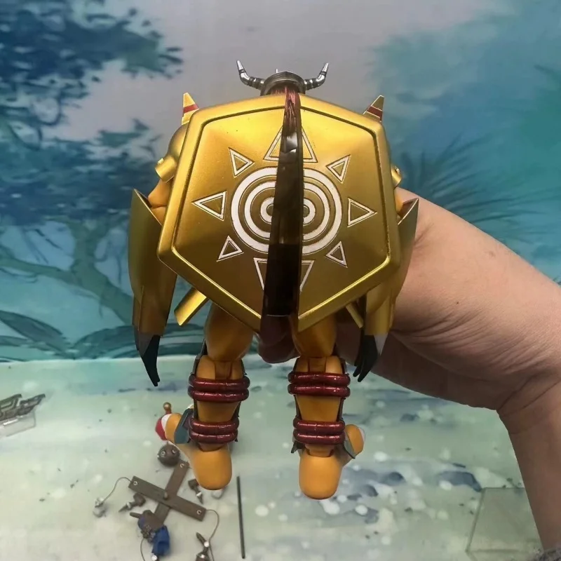 Фото Bandai натуральная фигурка Rise Frs Digimon Adventure War Greymon Metal Garurumon-пластиковая модель комплект экшн-фигурка игрушка Коллекционная №3