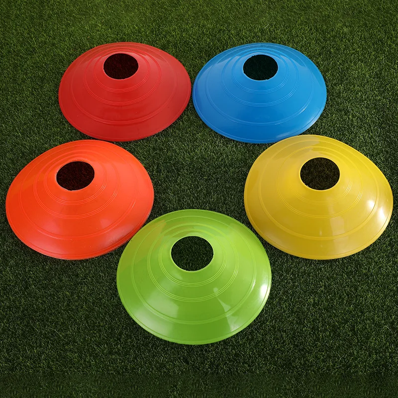 10Pcs Soccer Training Football Ball Game Disc Agility Cone Set Multi Sport Space Cones With Plastic Stand Holder | Спорт и