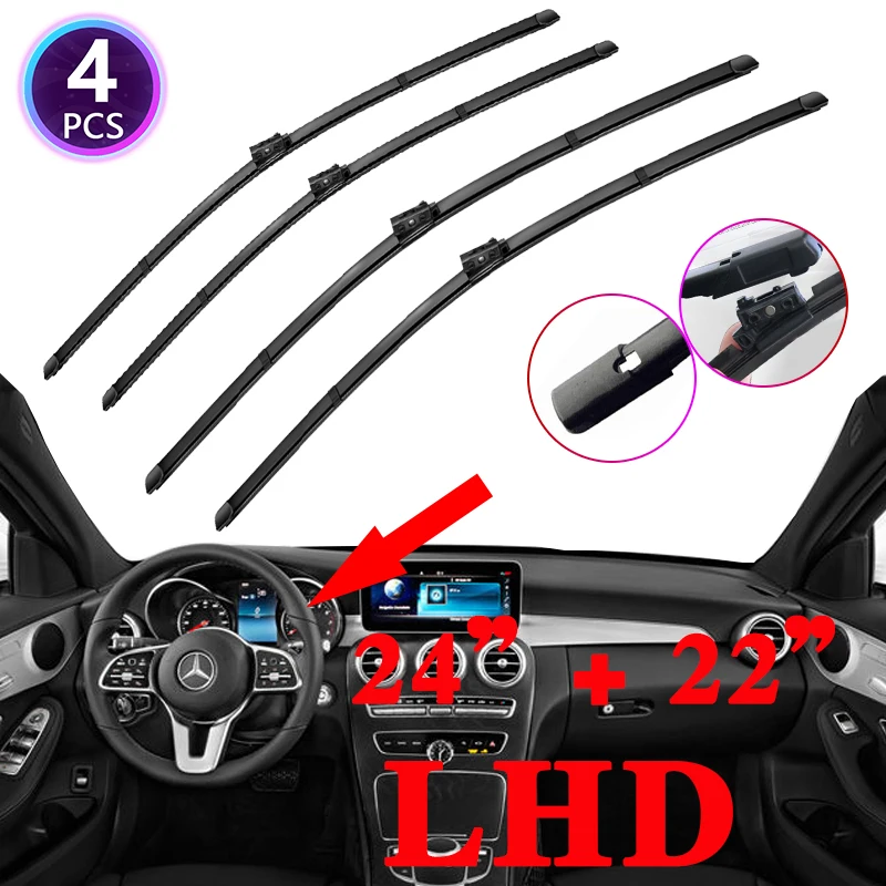 

Автомобильный дворник для Mercedes Benz E-Class W213 S213 2017 ~ 2023, авто щетка для переднего лобового стекла, автомобильные аксессуары