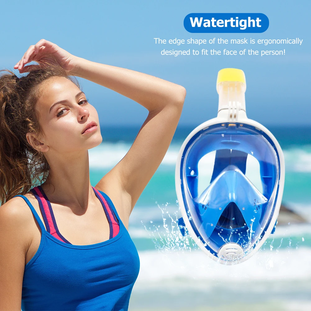 

Anti-Leak Swimming Scuba Covers Children Diving Snorkeling Full Face Covers Anti Fog Goggle Diving Equipment