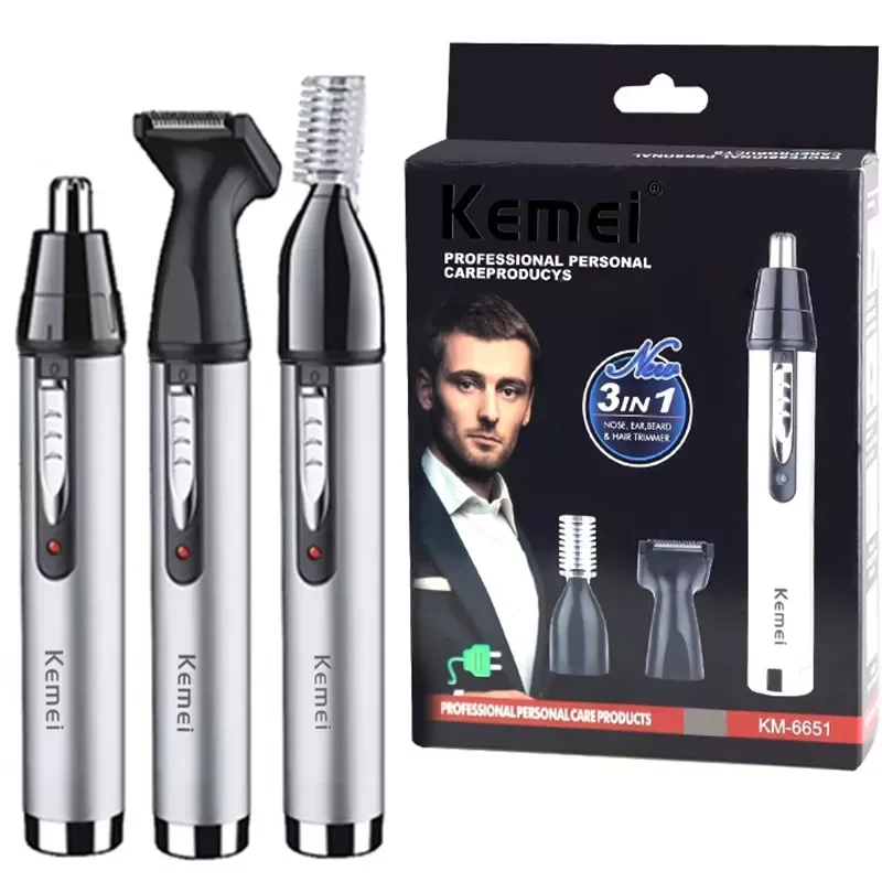 all in one rechargeable nose hair trimmer beard grooming for men facial eyebrow hair removal for nose ear neck sideburn enlarge