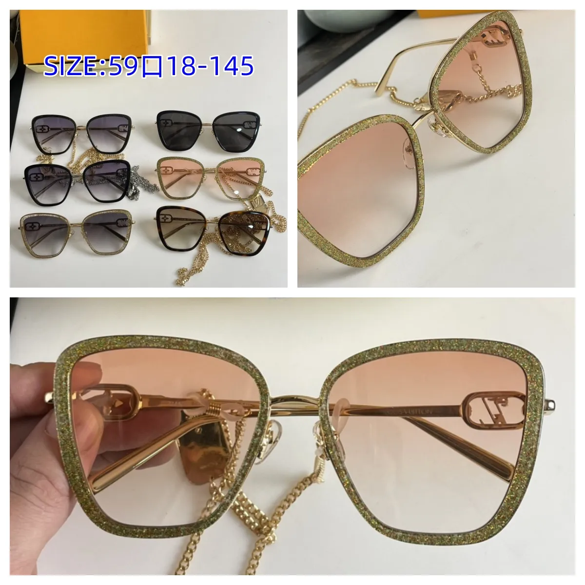 

Fashion front Oulylan Oversized Square Sunglasses Women 2023 Fashion Popular Sun Glasses Vintage Brand Designer Eyewear UV400