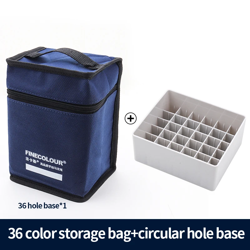 

FINECOLOUR сумка для маркеров синяя 36/48/60/72/120/168 шт