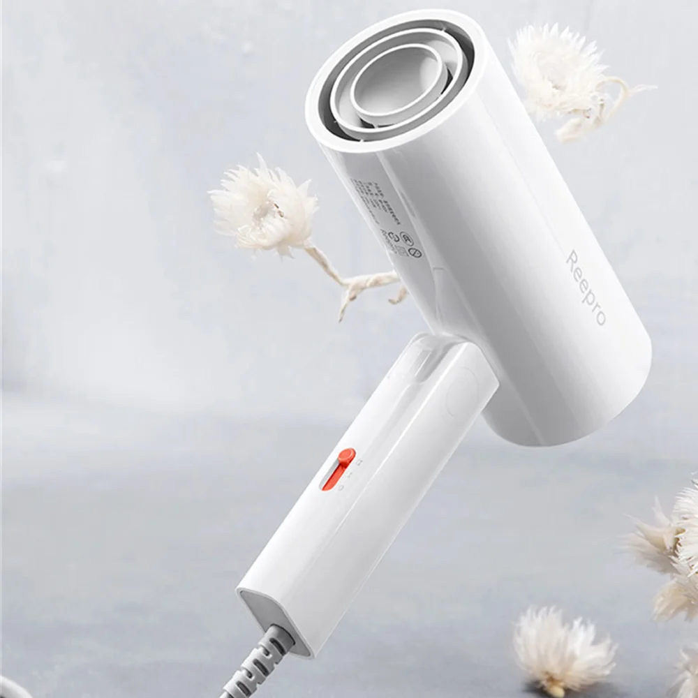 Reepro Hair Drier Strong Wind Negative Ion Hair Care 1300W Professinal Electric Dryer Hair Hammer Quick Dry Portable Foldable enlarge