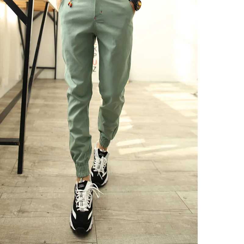 NEW 2022 Spring Summer Spring Joker Men Casual Pants Leg Beam Feet Pants Harem Pants Men\'s Trousers Pantalon Homme