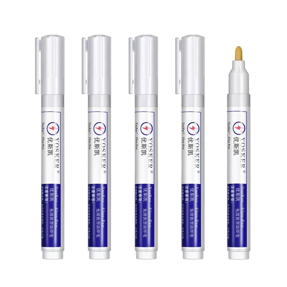 

NEW 5Pcs Solar Cells Flux Pen For DIY Solar Panel Soldering