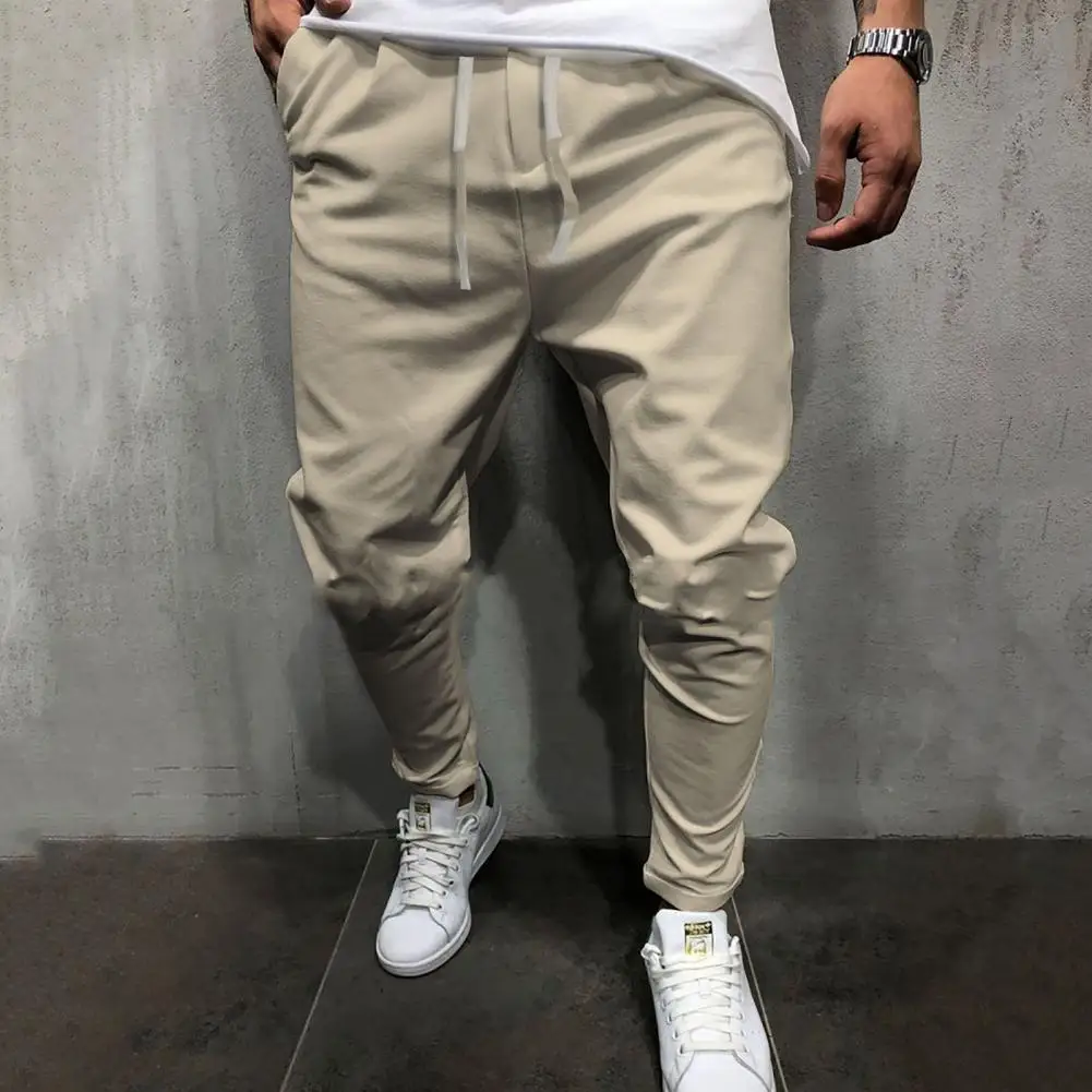

Pants Solid Color Trouser Men Clothes Lightweight Popular Men Harem Pants