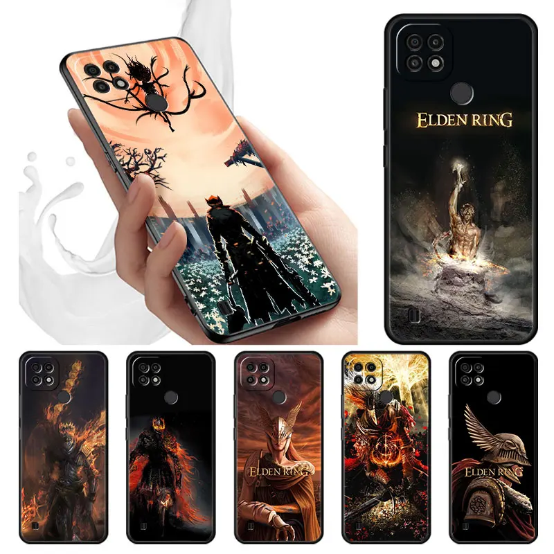

Cover Case for Realme C3 C11 C15 C21 C21Y C25Y C35 XT GT2 Pro GT Neo Master Neo2 Neo3 Matte Protection Fashion Elden Ring Game