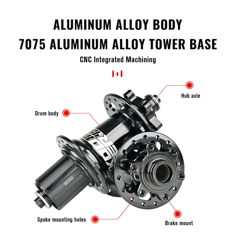 Ступица горного велосипеда KOOZER XM490 PRO BOOST