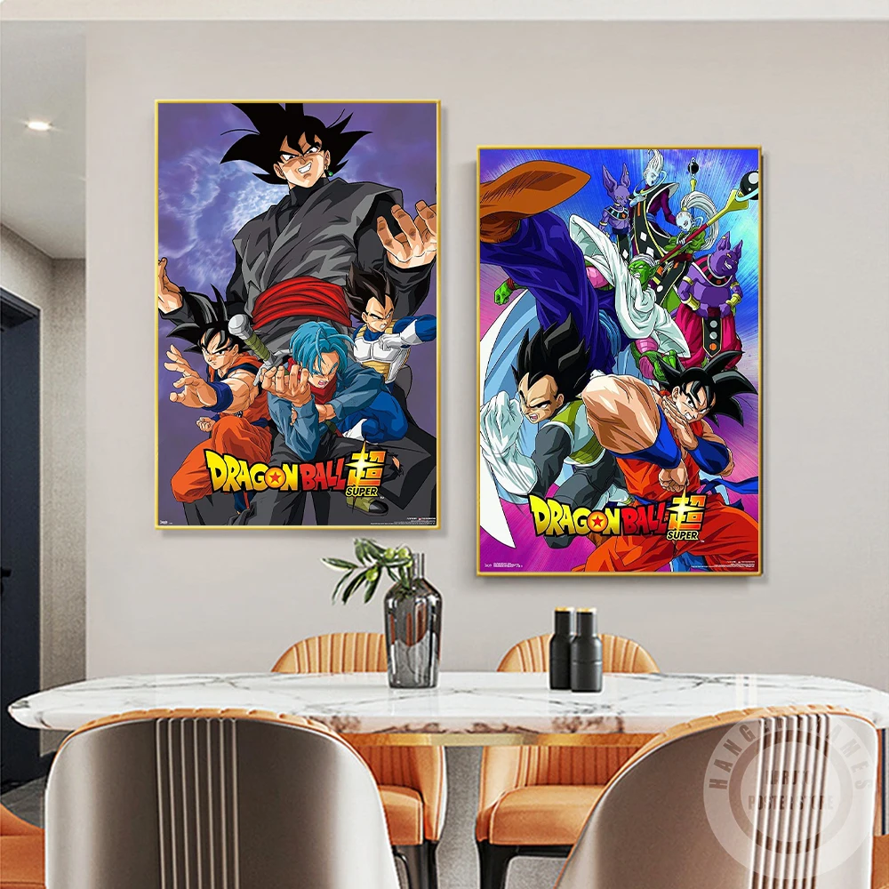 

Dragon Ball Super Groups Poster Print Canvas Painting Dragon Ball Japan Anime Wall Art For Room Home Decoration Fans Best Gift