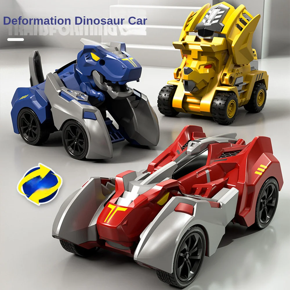 

Deformation Dinosaur Car Toys Collision Transformation Vehicle Plastic Inertia Model Car Diecasts Toy Boy Gift Children Kids Toy