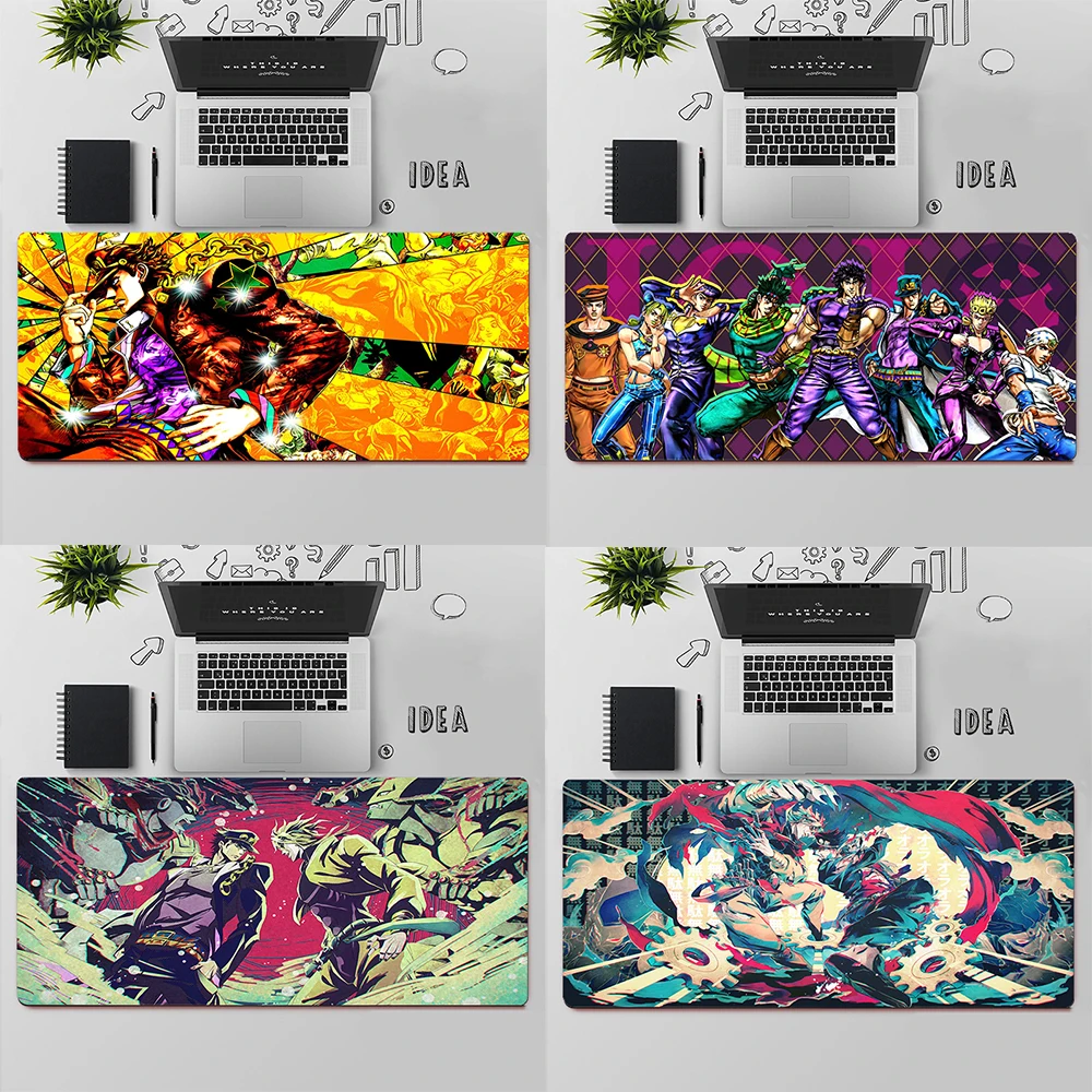 

Игровой коврик для мыши JoJo's невероятные приключения, Большой Коврик Для Мыши для ПК, игровой компьютерный коврик для мыши, большой коврик для мыши, коврик для клавиатуры, Настольный коврик