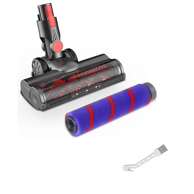 Электрическая щетка для чистки подходит пылесосов Dyson V7 V8 V10 V11 V15 ковров и твердых