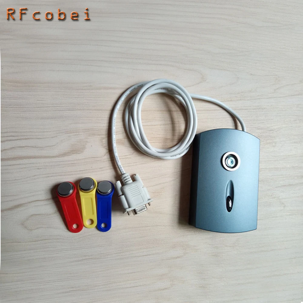 Фото Программатор USB/RS232 DS1990A TM iButton, устройство для чтения и записи, Дубликатор копировального аппарата, бесплатный ключ-жетон RW1990 и ФОБ-брелок №2