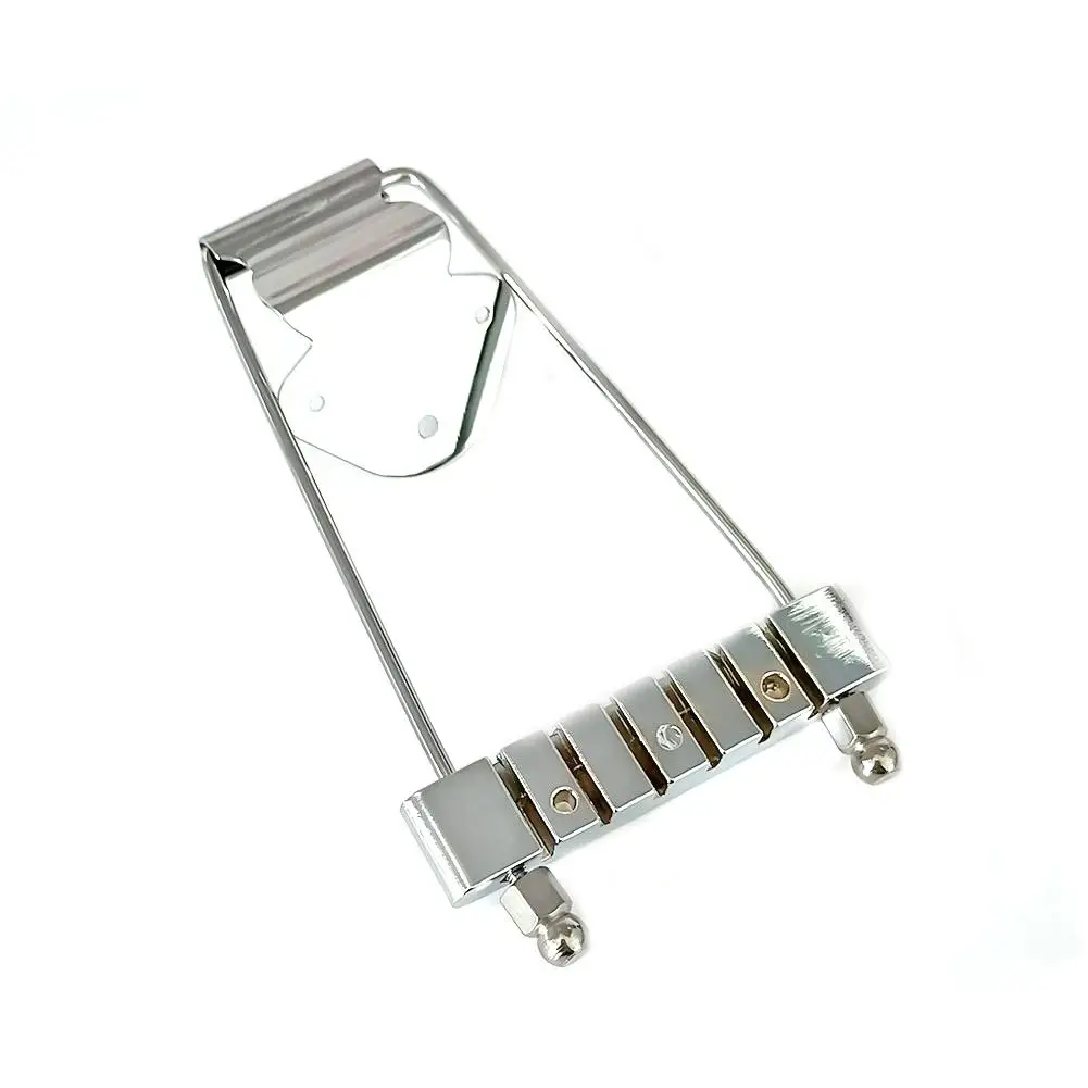 

YOUZI 1 Set Guitar Tailpiece Bridge Semi-hollow Bridge Fixed String Plate Compatible For Archtop Jazz Electric Guitar