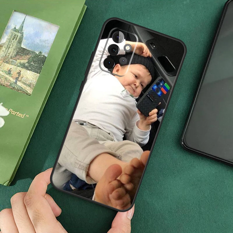 Забавный чехол для телефона Hasbulla Samsung Galaxy A55 A35 A25 A15 A16 A05 A06 A53 A33 A22 A32 A52 A14 A34 A54