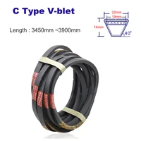 v belt c type black rubber c 3450mm c 3900mm transmission belt machinery automotive agricultural industrial equipment v belt
