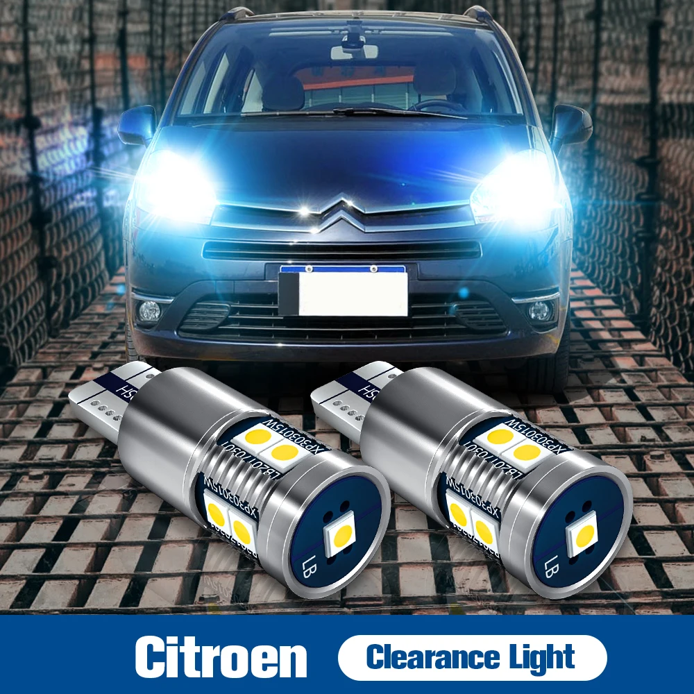 

2pcs LED Clearance Light Parking Lamp W5W T10 2825 Canbus For Citroen Berlingo C1 C2 C3 Picasso C5 C6 C8 C4 Coupe Aircross DS3