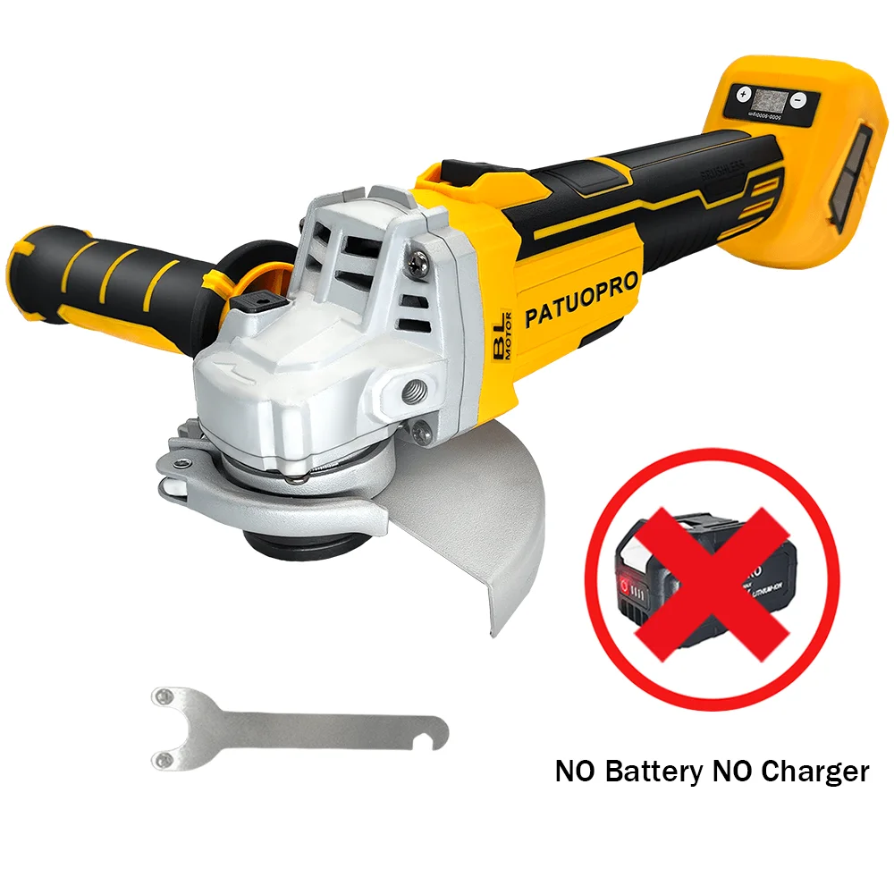 

Беспроводная угловая шлифовальная машина PATUOPRO 125 мм