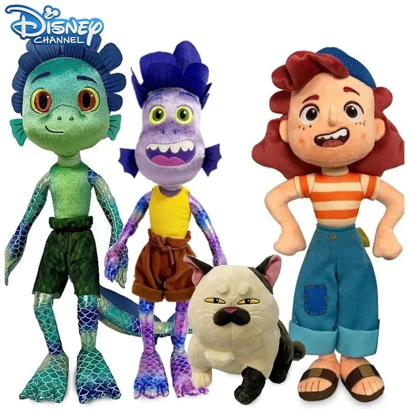 Disney Pixar Luca Alberto Морской Монстр Мягкая Игрушка 18-45 См Мультяшный Кот Фиолетовый