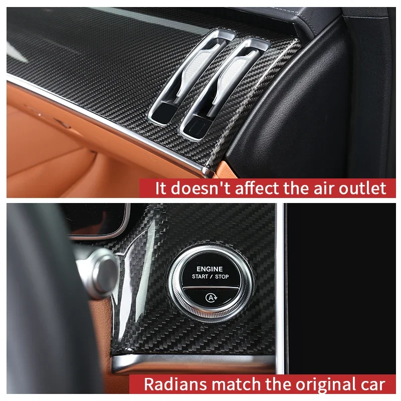 Приборная панель из настоящего углеродного волокна для Mercedes w223 S series 400 450 550 480 2021