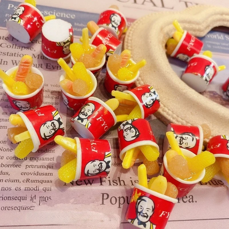 

5Pcs Mini Chicke Food for 1:12 BJD Dolls Pretend Play Toy Decoration 1/6 Doll Kitchen Accessory Mininature Doll House Decoration