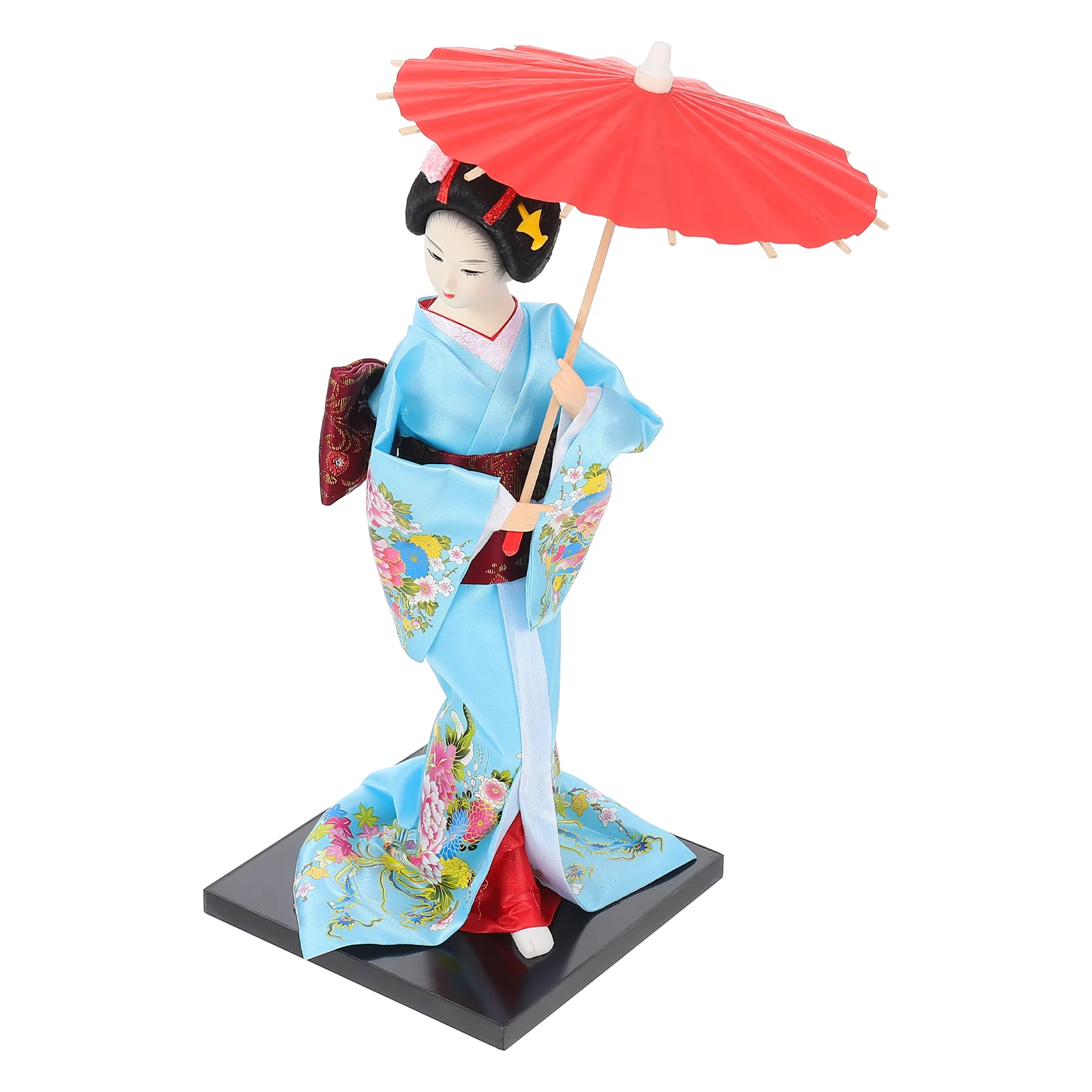 

Japanese Geisha Kimono Figurine Asian Statue Girl Kokeshi Figure Oriental Kabuki Maiko Figurines Decor Sculpture Toy Ornaments