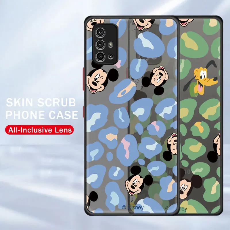 

Fundas Clear Frosted For Motorola G60 E7i E7 Power G9 Play G40 Fusion G Stylus G8 Plus G30 Pop Leopard Minnie Mickey Art
