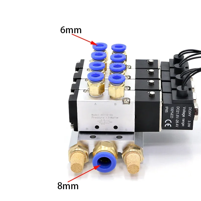 

Электромагнитный клапан Airtac 4V110-06 5-портовый 2-позиционный