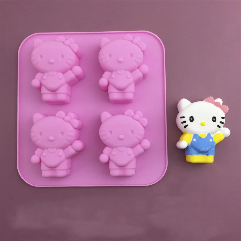 Форма для льда в виде милых героев мультфильмов HelloKitty форма шоколада печенья
