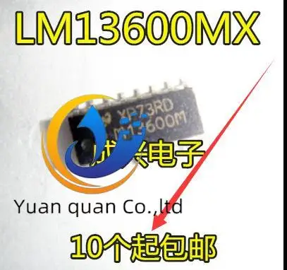 

30pcs original new LM13600M LM13600 LM13600MX transconductance amplifier IC SOP-16