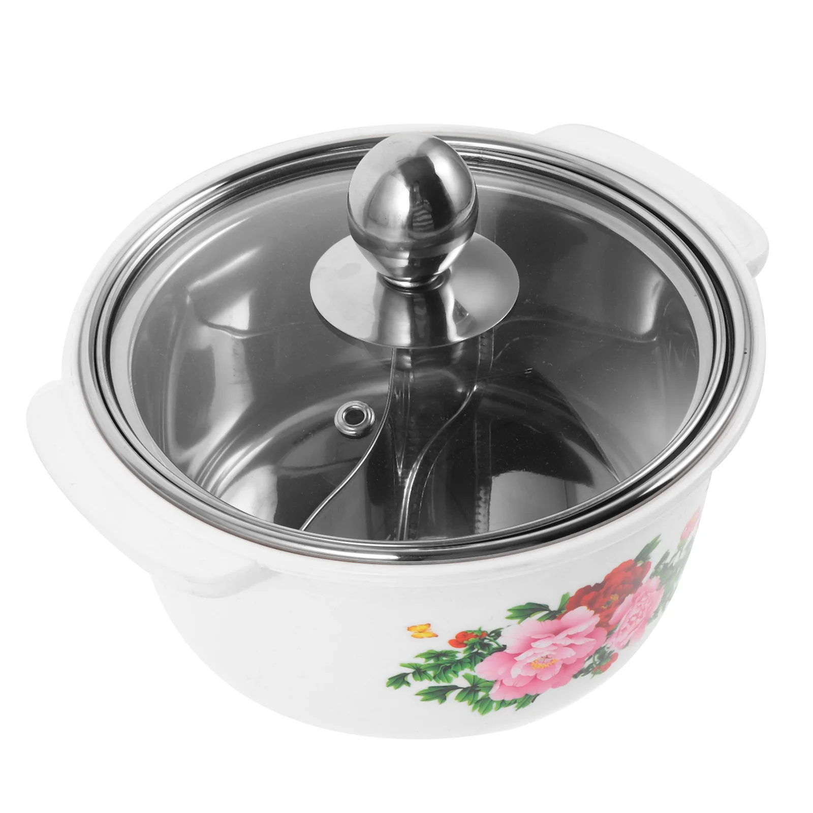 

Stock Pot Cooking Pots With Lids Small Stainless Steel Soup Hotpot Kitchen Cookware Serving Fondue