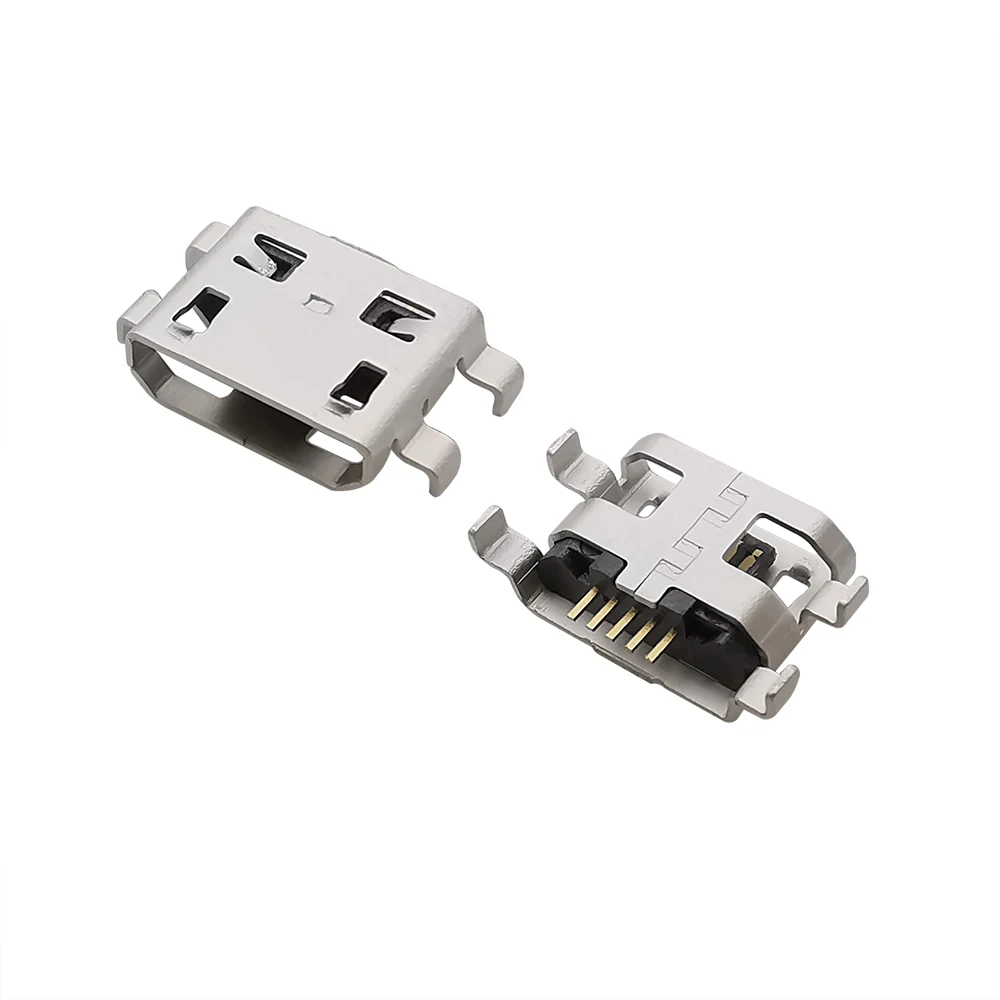 

10 шт., разъем Micro USB 5 pin B типа 0,8 мм