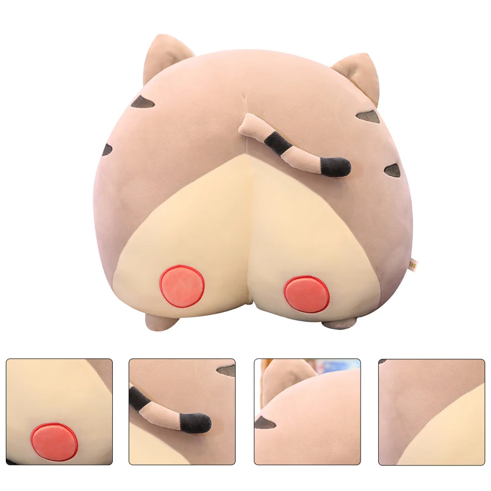 

1pc Adorable Corgi Butt Doll Pillow Comfortable Doll Cartoon Pillow